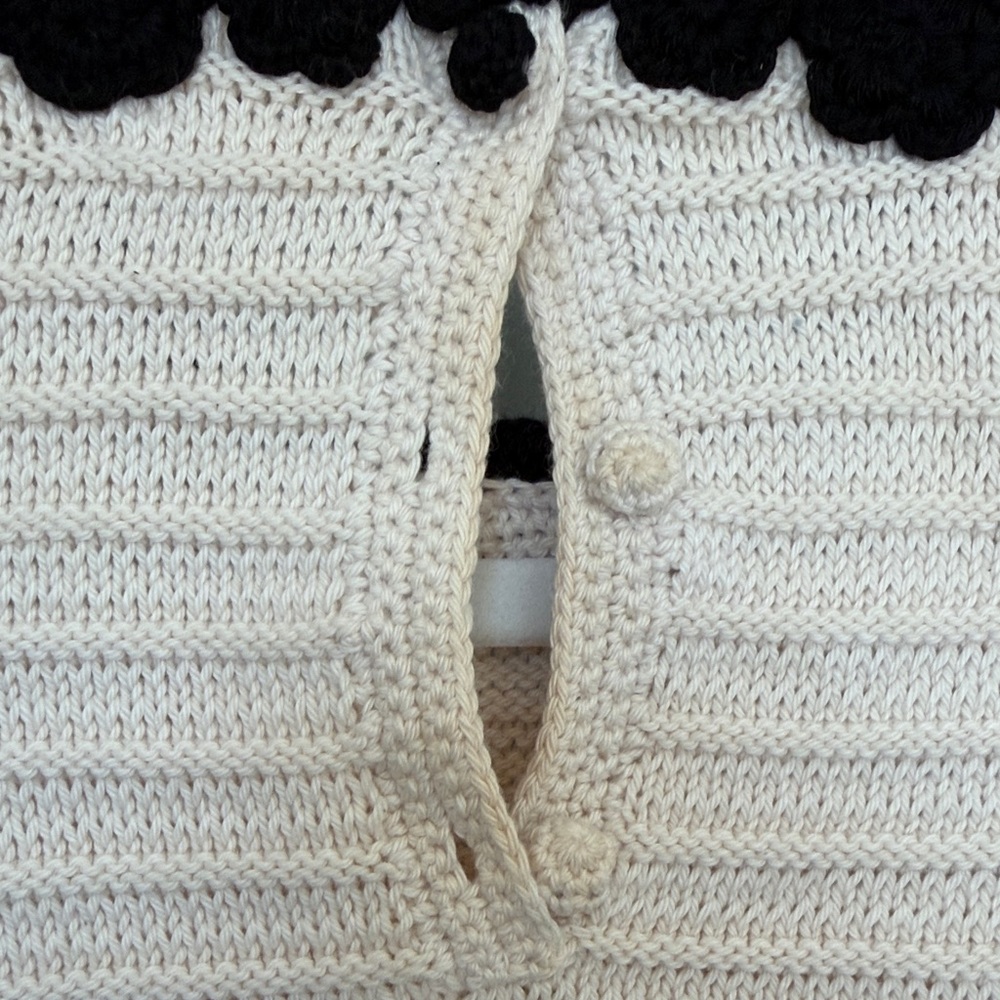 Doen Millicent Dress - Size Small - 100% Cotton - Cream / Black - NWT - Picture 10 of 13